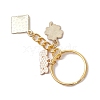 Alloy Enamel Pendant Keychains KEYC-JKC01177-04-4