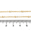 2mm Rack Plating Brass Satellite Chain Necklaces for Women Men MAK-L044-11G-5