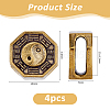 4Pcs Brass European Beads KK-FH0008-27A-AG-2