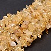 Natural Citrine Nuggets Beads Strands G-E271-41-1