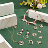 GOMAKERER 50Pcs 10 Style Heat & Arrow & Butterfly & Star & Bowknot Alloy Pendants FIND-GO0001-03-4