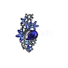 Alloy and Glass Rhinestone Brooch PW-WGC0DFD-09-1