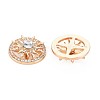 Rack Plating Alloy Crystal Rhinestone Cabochons PALLOY-S143-16-2