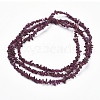 Natural Garnet Beads Strands X-G-K204-01-2