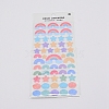 Waterproof Laser Plastic Self Adhesive Stickers DIY-TAC0005-60-1