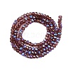 Electroplate Glass Beads Strands EGLA-A044-T1mm-L13-3