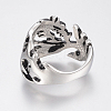 304 Stainless Steel Finger Rings RJEW-G091-02-3