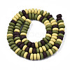 Handmade Polymer Clay Beads Strands CLAY-N008-008W-4