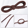 Round Waxed Cord Shoelace String OCOR-WH20007-225B-05-5