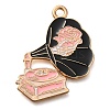 Alloy Enamel Pendants ENAM-Q508-03B-1