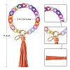 Chain Link Wristlet Keychain HJEW-SW00014-07-2