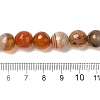 Natural Agate(Dyed & Heated) Beads Strands G-H066-B08-03-5