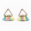 Polyester Tassel Pendants FIND-R086-08D-2