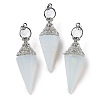 Opalite Faceted Cone Big Pendants G-P552-04P-04-1