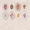 40Pcs 8 Styles Lace Scrapbook Paper SCRA-PW0008-03A-1