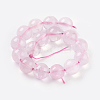 Natural Rose Quartz Beads Strands G-C076-12mm-3-2