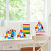 300Pcs 10 Colors Opaque & Transparent Acrylic Beads AJEW-BC0009-81-5