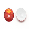 Acrylic Rhinestone Flat Back Cabochons GACR-Q011-30x40-M-3