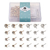 Alloy Crystal Rhinestone Stud Earring Finding EJEW-CD0001-05-13