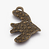 Tibetan Style Alloy Pendant Enamel Settings PALLOY-WH0051-02AB-02-2