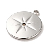 Non-Tarnish 304 Stainless Steel Pendants STAS-L022-051A-P-2