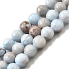 Natural Striped Stone Beads Strands G-D315-A01-01-8mm-2