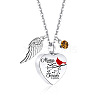 Heart with Wing Urn Ashes Pendant Necklace PW-WG4984E-11-1