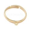 Adjustable Brass Finger Ring Trays for Hanging Pendant KK-K414-03A-G-2