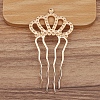 Alloy Hair Comb Findings PW-WGF8823-03-1