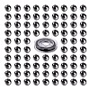 100Pcs 8mm Non-Magnetic Synthetic Hematite Round Beads X1-DIY-LS0002-16-2