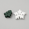 100Pcs Printed Wooden Buttone WOOD-WH0050-048-2
