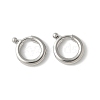 316 Surgical Stainless Steel Spring Gate Rings STAS-H234-06P-01-1