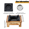 Wooden Frame Aluminium Portable Camping Stoves FIND-WH0152-409-2