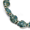 Handmade Porcelain Beads Strands PORC-P030-01A-11-2