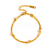 Vintage 304 Stainless Steel Double-Strand Bracelets LR9145-5