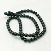 Natural Mashan Jade Round Beads Strands G-D263-6mm-XS25-2