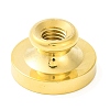 Golden Tone Round Wax Seal Brass Stamp Heads AJEW-Z034-01G-02-3