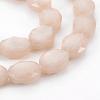 Pearl Luster Plated Glass Bead Strands EGLA-E037-PL02-3