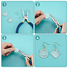 CHGCRAFT DIY Dangle Earring Making Kits DIY-CA0002-67-4