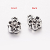 Tibetan Style Flower Tube Bails LS-TIBEP-GC189-AS-RS-1
