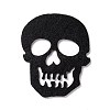 Wool Felt Skull Party Decorations AJEW-P101-02A-1