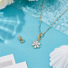 2Pcs 925 Sterling Silver Micro Pave Clear Cubic Zirconia Enhancer Shortener Bails STER-AR0001-22G-4