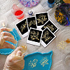 9Pcs Nickel Self-adhesive Picture Stickers DIY-WH0450-217-3