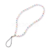 Opaque Acrylic Beads Mobile Straps HJEW-JM00590-01-1