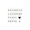 Brass Wine Glass Charms AJEW-GA00015-7