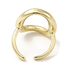 Brass Open Cuff Rings RJEW-Q778-19G-3