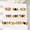 304 Stainless Steel Cuff Open Rings for Women GG-CBAE295-01G-1