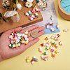 80Pcs 8 Colors Plastic Pendants sgKY-SZ0001-02-5