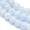 Natural Blue Lace Agate Beads Strands X-G-A177-04-09-3