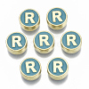Alloy Enamel Beads X-ENAM-S122-028R-NR-1